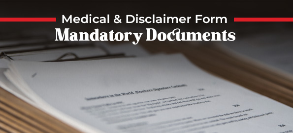 Medical & Disclaimer Form (Mandatory Documents)