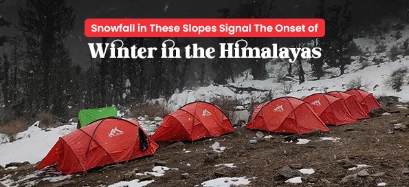 Snowfall in These Slopes Signal The Onset of Winter in the Himalayas