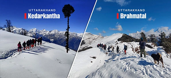 Kedarkantha VS Brahmatal - Choosing your perfect winter trek