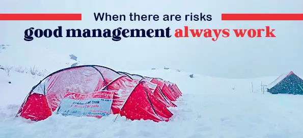 When there are risks, good management always work