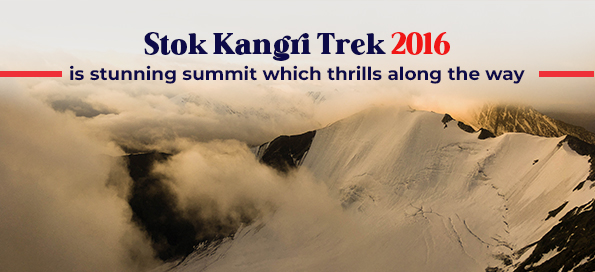 Stok Kangri Trek 2016, is stunning summit which thrills along the way