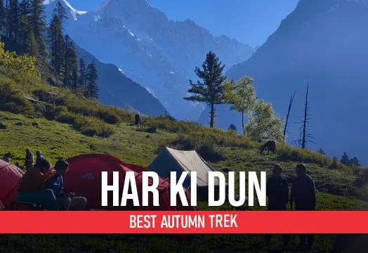Har Ki Dun Trek - Best Autumn Trek in India