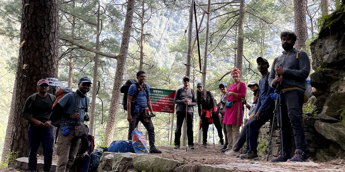 Guptkashi to Gaurikund panch kedar trekking day 2 itinerary
